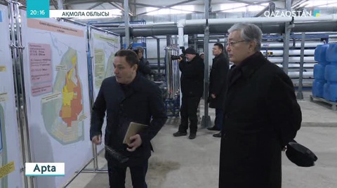 Мемлекет басшысы жұмыс сапарымен Қосшы ауылына барды