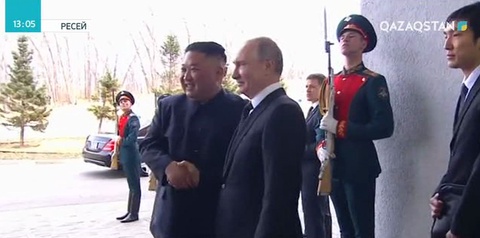 Владимир Путин Ким Чен Ынмен кездесті