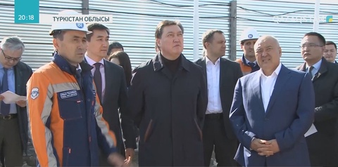 Асқар Мамин Түркістан қаласына жұмыс сапарымен барды