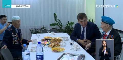 Денсаулық сақтау министрі Елжан Біртанов соғыс ардагерлерімен кездесті