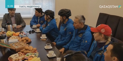 Лондон - Нұр-Сұлтан велошеруіне қатысушылар Нидерланд Корольдігіне жетті