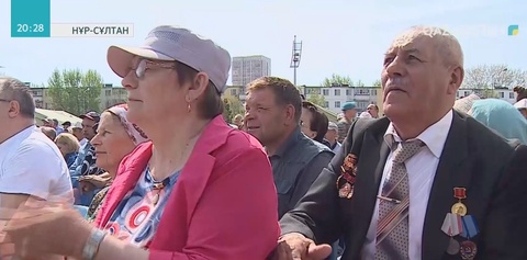 Нұр-Сұлтандағы «Студенттер саябағында» Жеңіс күніне арналған мерекелік шара өтті