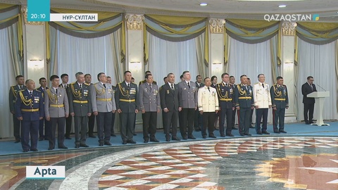 ҚР Президенті осы аптада ерлігі еленген сарбаздар мен офицерлерге мемлекеттік наградаларды тапсырды