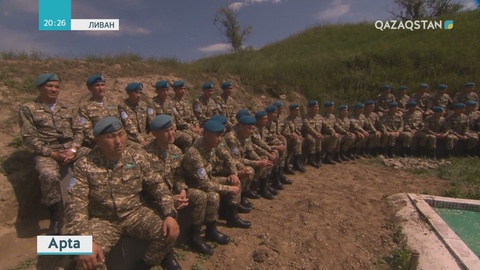 Қазақ сарбаздарының тағы бір легі Ливанға аттанды