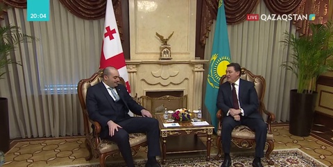 Асқар Мамин Грузияның премьер-министрі Мамука Бахтадземен кездесті