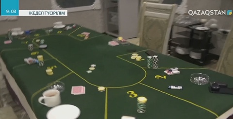 Шымкентте жасырын казино әшкереленді