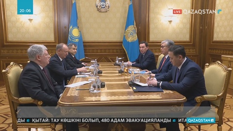 Мемлекет басшысы Қасым-Жомарт Тоқаев Ресей Федерациясы Қауіпсіздік Кеңесінің хатшысы Николай Патрушевті қабылдады