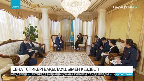 Сенат спикері Дариға Назарбаева бақылаушымен кездесті