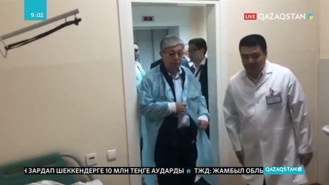 Мемлекет басшысы Арыстағы жарылыстардан зардап шеккендер жатқызылған Шымкент қаласындағы ауруханаға барды