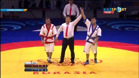 Еуразия Барысы - 2016: Ержан Мағауинов (60 кг) жартылай финалдағы екінші жеңіске қол жеткізді (ВИДЕО)