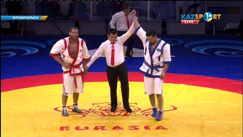 Еуразия Барысы - 2016: Мұхит Тұрсынов (100 кг) Қазақстан Ұлттық құрамасын финалға шығарды (ВИДЕО)