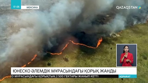 ЮНЕСКО-ның Әлемдік мұра тізіміне кіретін Сиан-Каан қорығы өртенді