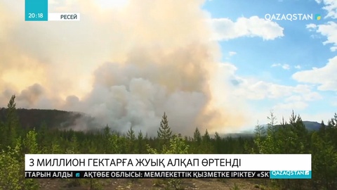 Ресейде 3 миллион гектарға жуық орманды алқап өртенді