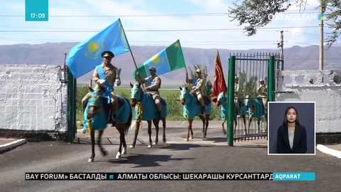 Шекарашылар атты шеруге шықты