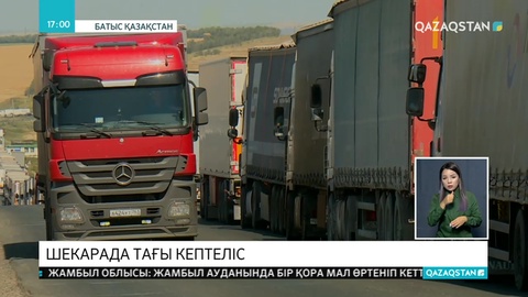 Қазақстан мен Ресей шекарасында көліктер ұзын сонар кезекте тұр