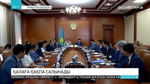 Арыс қаласына кіре беріс жолда жаңа қақпа орнатылады