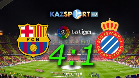  «Барселона»  «Эспаньолдың» тас-талқанын шығарды - 4:1