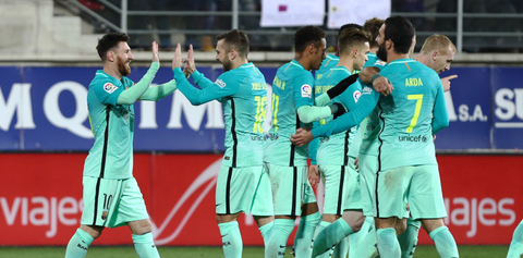 «Барселона» «Эйбарды»  4:0 есебімен ойсырата ұтты
