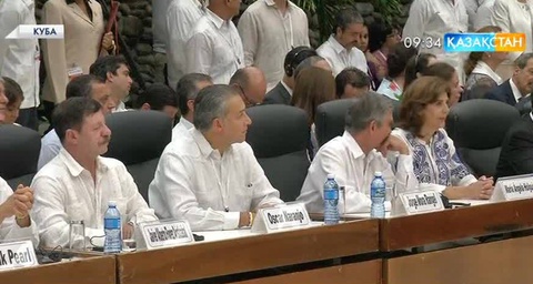 Гаванада Колумбиядағы жарты ғасырға созылған азаматтық соғысты аяқтау туралы келісім жасалды