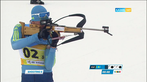Қазақстандық биатлоншылар ел қоржынына күміс медаль салды (ВИДЕО)