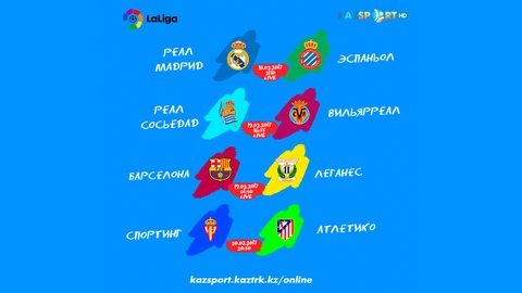 La Liga! 23-тур ойындарын «Kazsport» телеарнасынан тікелей эфирде тамашалаңыздар