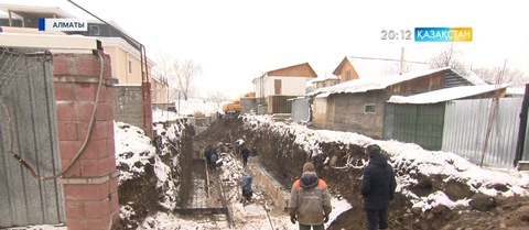 Алматыдағы Қарағайлы өзенінің арнасын кеңейту жұмыстары күрделеніп барады