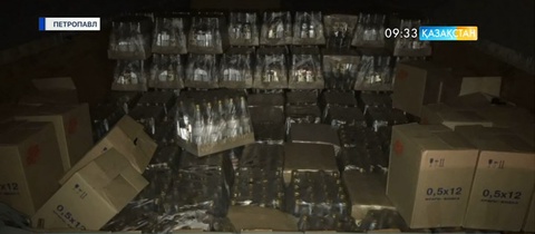 Теріскейде 100 мыңнан астам заңсыз алкоголь өнімі тәркіленді