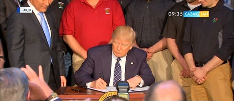 Дональд Трамп «энергетикалық тәуелсіздік»  жарлығына қол қойды