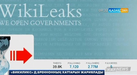 «Викиликс» сайты Джон Бреннонның электронды хаттарын жариялады