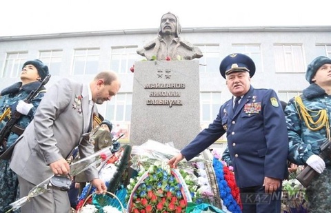 Оралда ұшқыш Николай Майдановқа арналған ескерткіш ашылды
