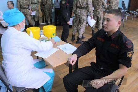 Сарбаздар  30 литр  қан тапсырды