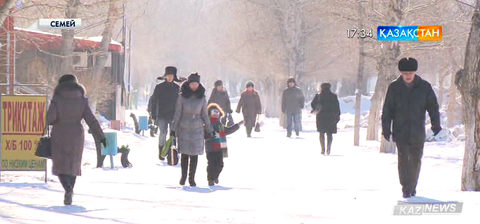 Семейде аяз салдарынан сабақ тоқтатылды