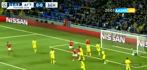 Чемпиондар лигасы. «Астана»-«Бенфика» 2:2