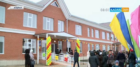 Атырау қаласына қарасты Бірлік елді мекенінде жаңа балабақша пайдалануға берілді
