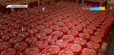 Ақтөбедегі өрт сөндіру жабдықтарын шығаратын зауыт жұмысы қарқынды жүріп жатыр