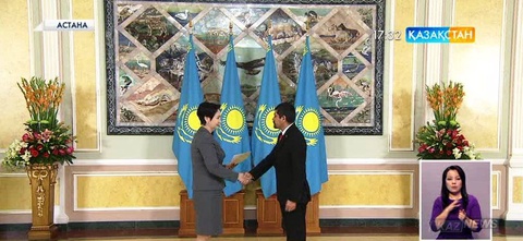 Мемлекеттік хатшы Гүлшара Әбдіқалықова Елшілерден Сенім грамоталарын қабылдады