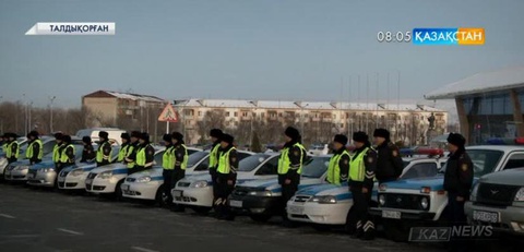 Талдықорғанда Жаңа жыл қарсаңында қауіпсіздік шаралары күшейтілді