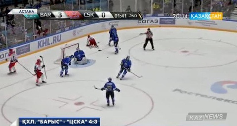 Астаналық «Барыс» хоккей клубы 2015 жылдағы соңғы ойының жеңіспен аяқтады