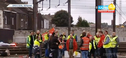 Бельгияда теміржолшылар 48 сағаттық ереуіл жариялады