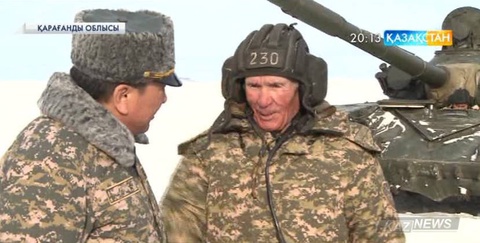 Қарағандылық соғыс ардагері танк жүргізіп, талайды таң қалдырды (толығырақ)