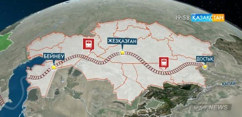 Украинадан  Қытайға Қазақстан арқылы қатынайтын теміржол транзитіне Литва қосылатын болды