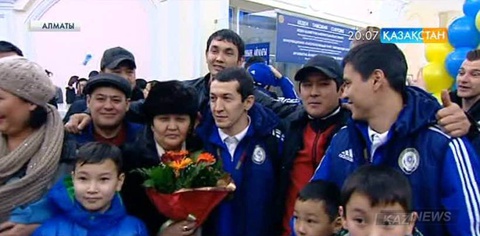 Футзалдан Ұлттық құрама ойыншылары елге оралды