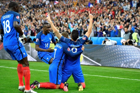 Еуро-2016. Франция құрамасы жартылай финалға шықты