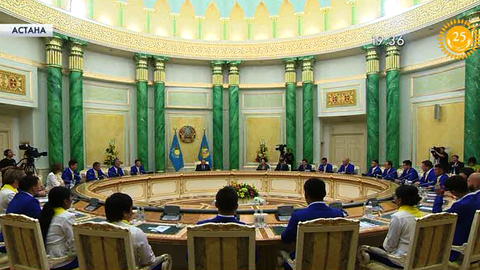 Елбасы Олимпиадаға баратын спортшыларды қабылдады