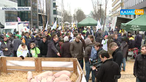 Брюссельде  шаруалар ереуілдетуде