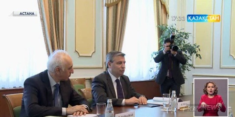 Ерлан Ыдырысов Еуропа кеңесі Парламенті Ассамблеясының төрағасы Жорди Чукламен кездесті