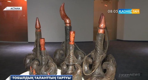 Тобылдық ағайынды төрт жігіт көрме ұйымдастырып, ұлттық нақыштағы туындыларын көрсетті