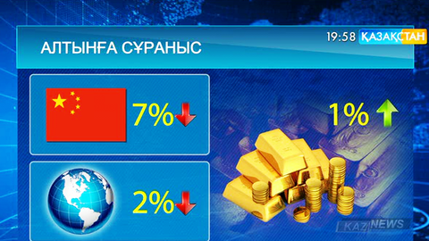 Алтын бағасы арзандайды
