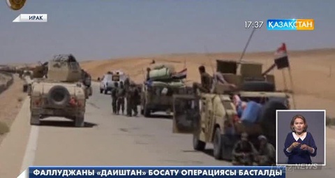 Иракта Фаллуджа қаласын «Даиш» экстремистік тобынан  босату операциясы басталды