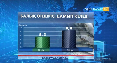 Елімізде балық өнеркәсібі қарқынды дамуда